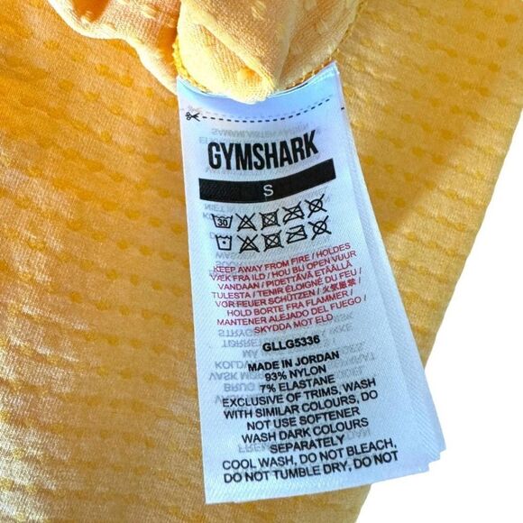 Gymshark Vital Seamless 2.0 Leggings in Yellow Marl - Picture 11 of 12